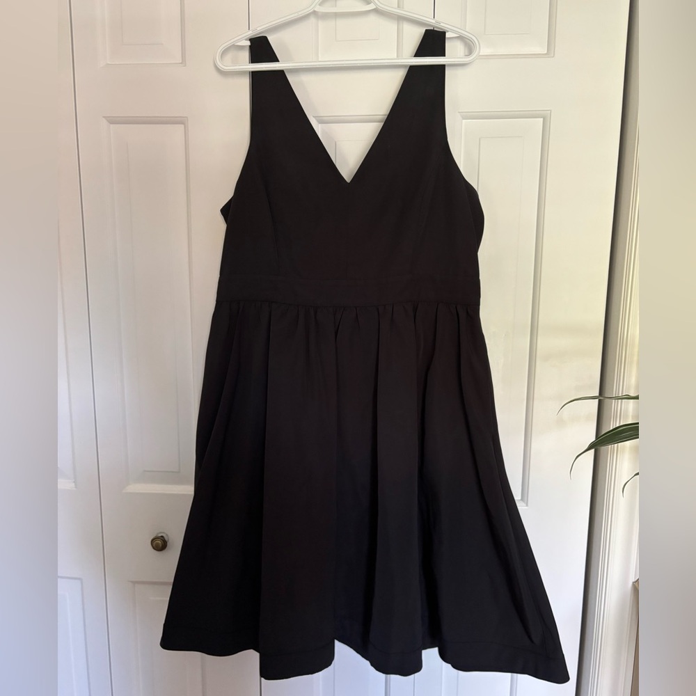 RW&CO. Black V-Neck Mini Dress
